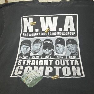 Vintage 90’s Flying Horse NWA T-Shirt Size 5 XL